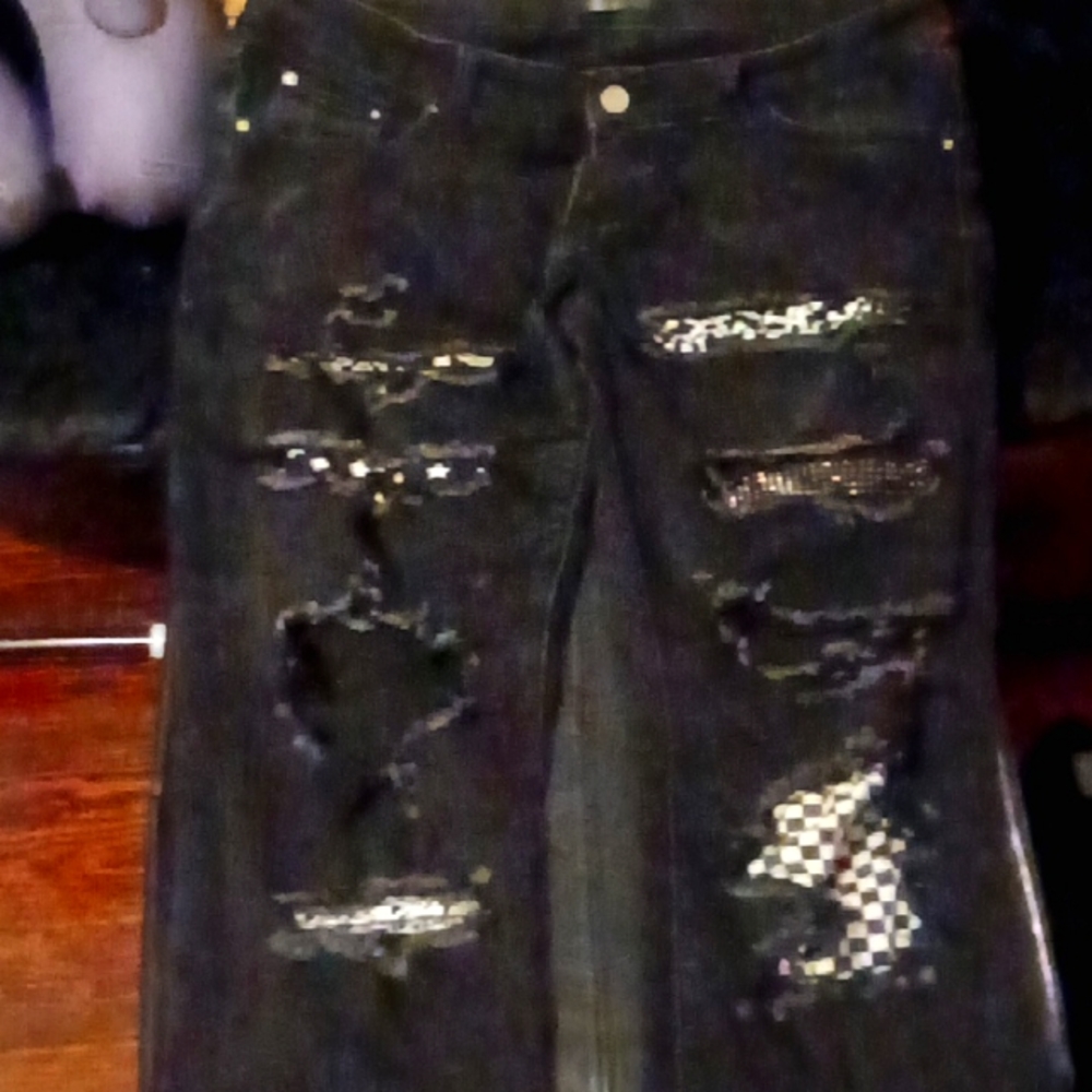 Amiri jeans skull & bones